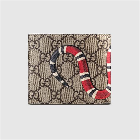 gucci gg supreme wallet men stores|gucci wallet snake cheap.